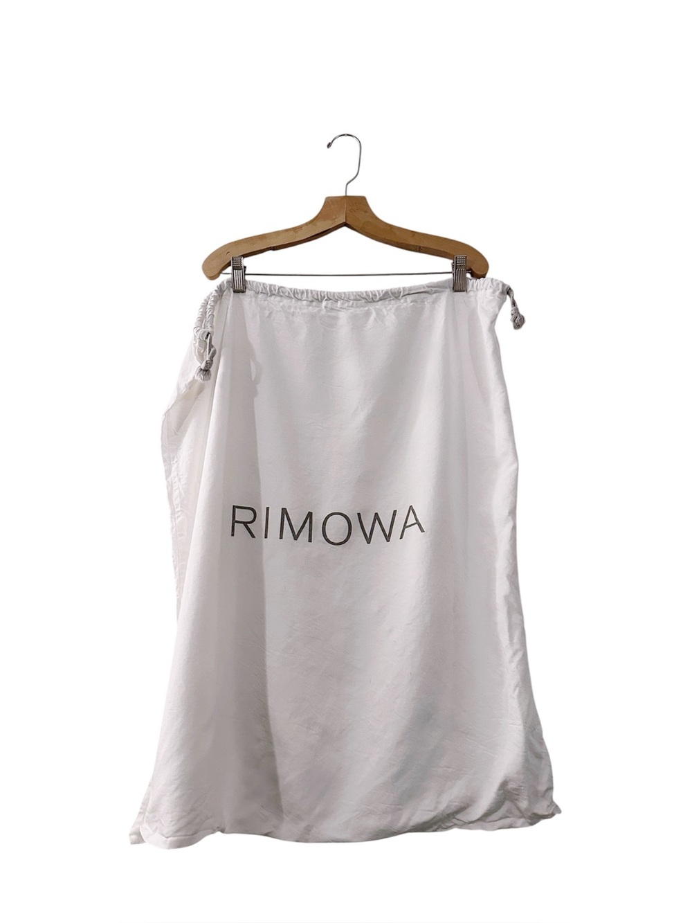Rimowa Large Suitcase Luggage Travel Dust Storage Bag Drawstring White